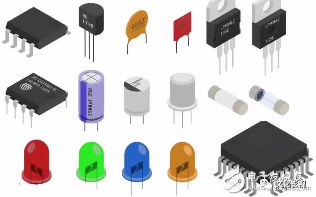誰認識圖里的電子元器件?常用資料分享!